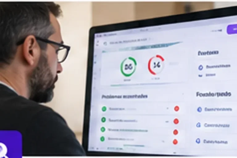 Escena de profesionales en contexto de auditorías y conformidad wcag 2.2